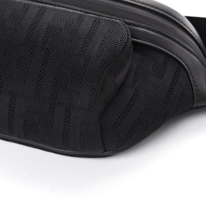 Fendi Neoprene Mesh Vitello Grace FF Pocket Belt Bag Black 8 of 8