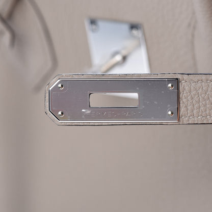 Hermes Togo Birkin 30 Gris Tourterelle 19 of 33