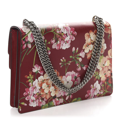Gucci Calfskin Blooms Print Medium Dionysus Shoulder Bag Romantic Cherry Multicolor 3 of 10