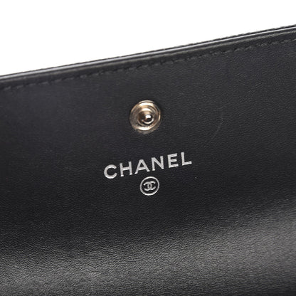 Chanel Caviar Timeless CC Large Gusset Flap Wallet Black 6 of 9