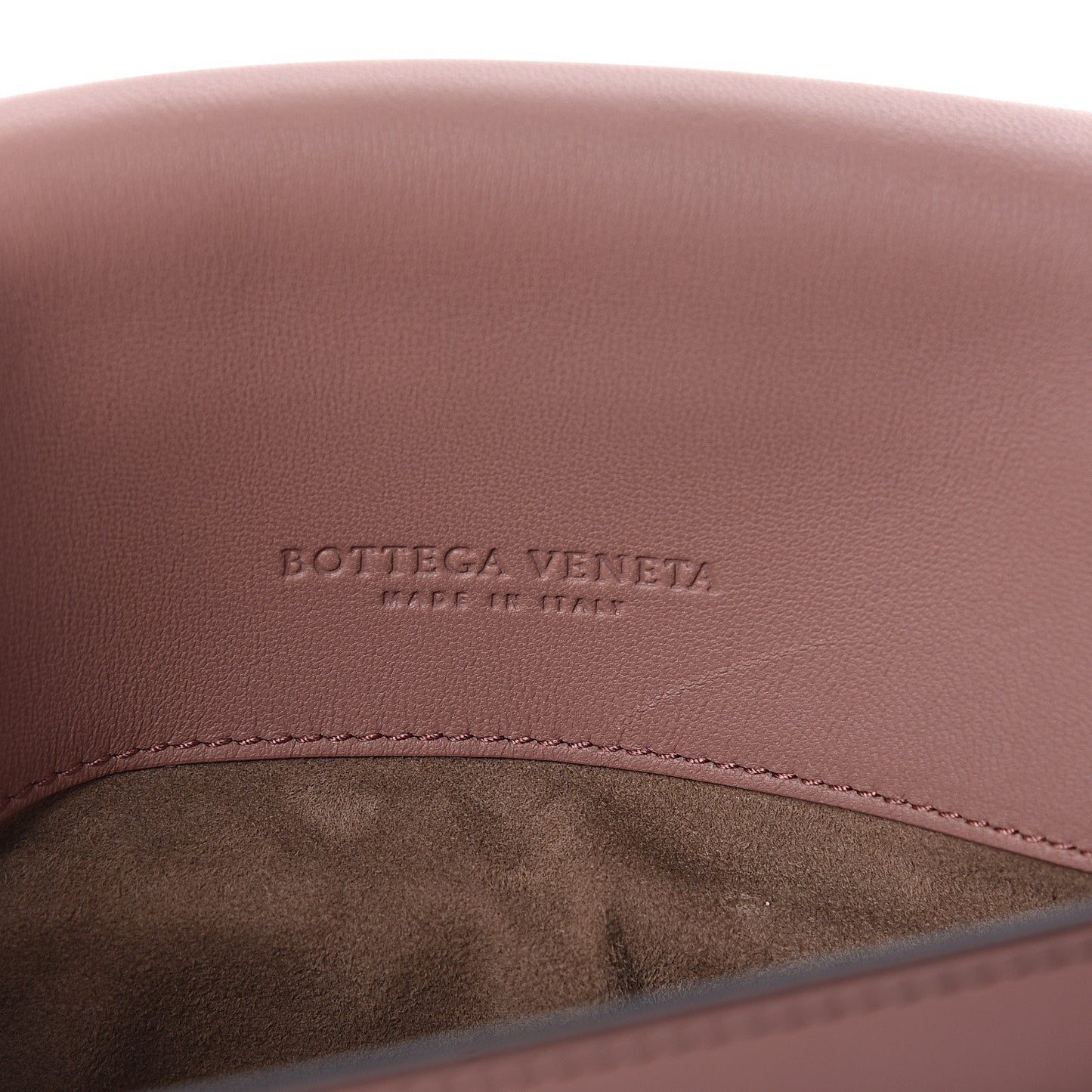 Nappa Intrecciato BV Luna Shoulder Bag Deco Rose