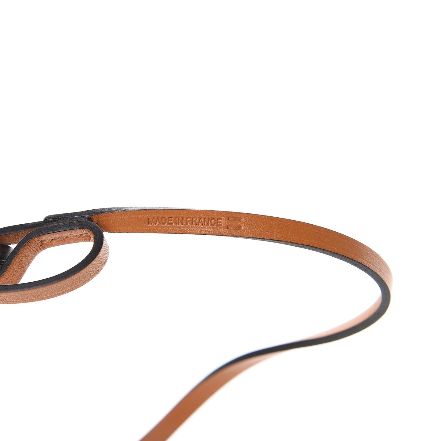 Lizard Butler Calfskin Hunter Oran Nano Bag Charm Sesame Naturel
