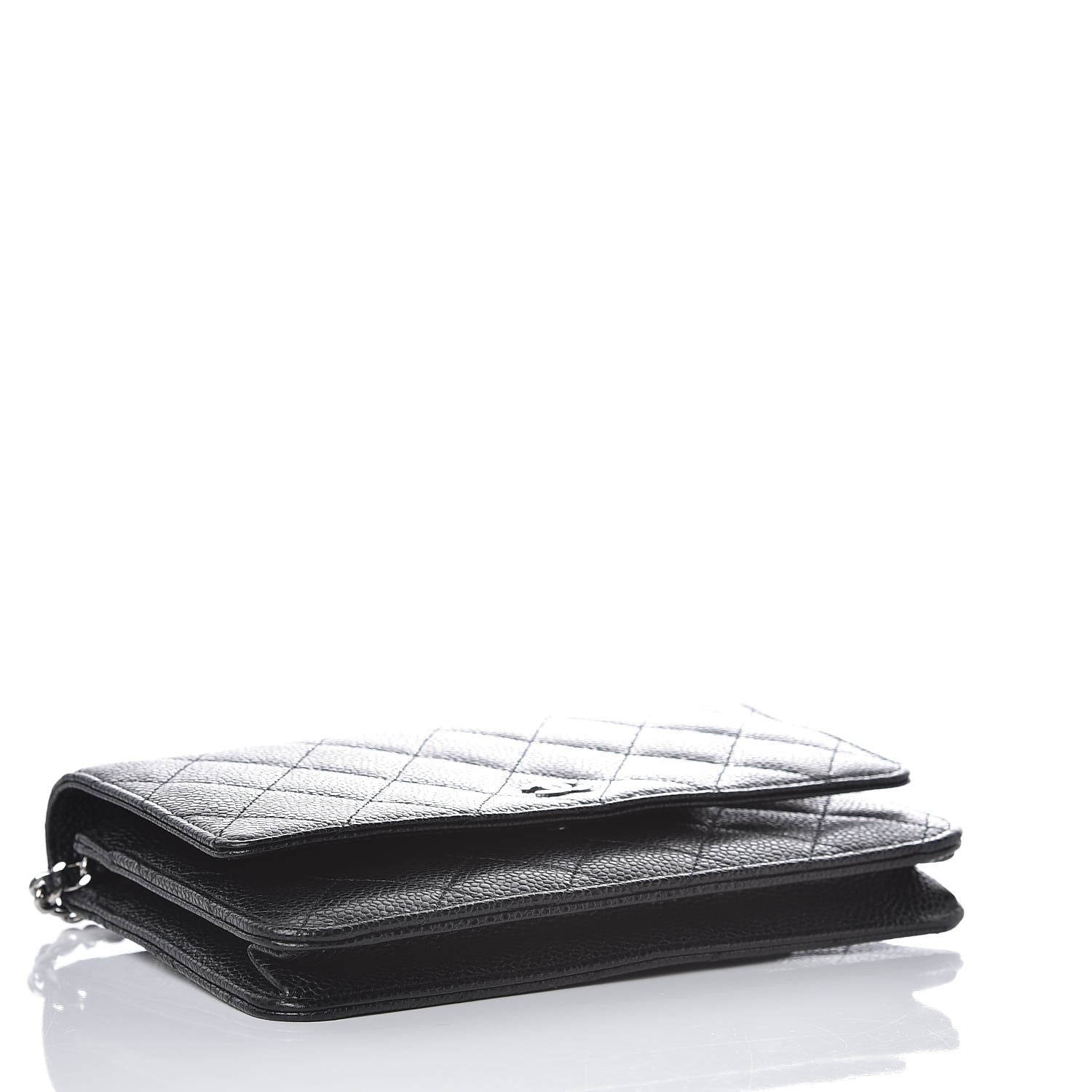 Chanel Caviar Quilted Wallet On Chain WOC Black 4 of 9