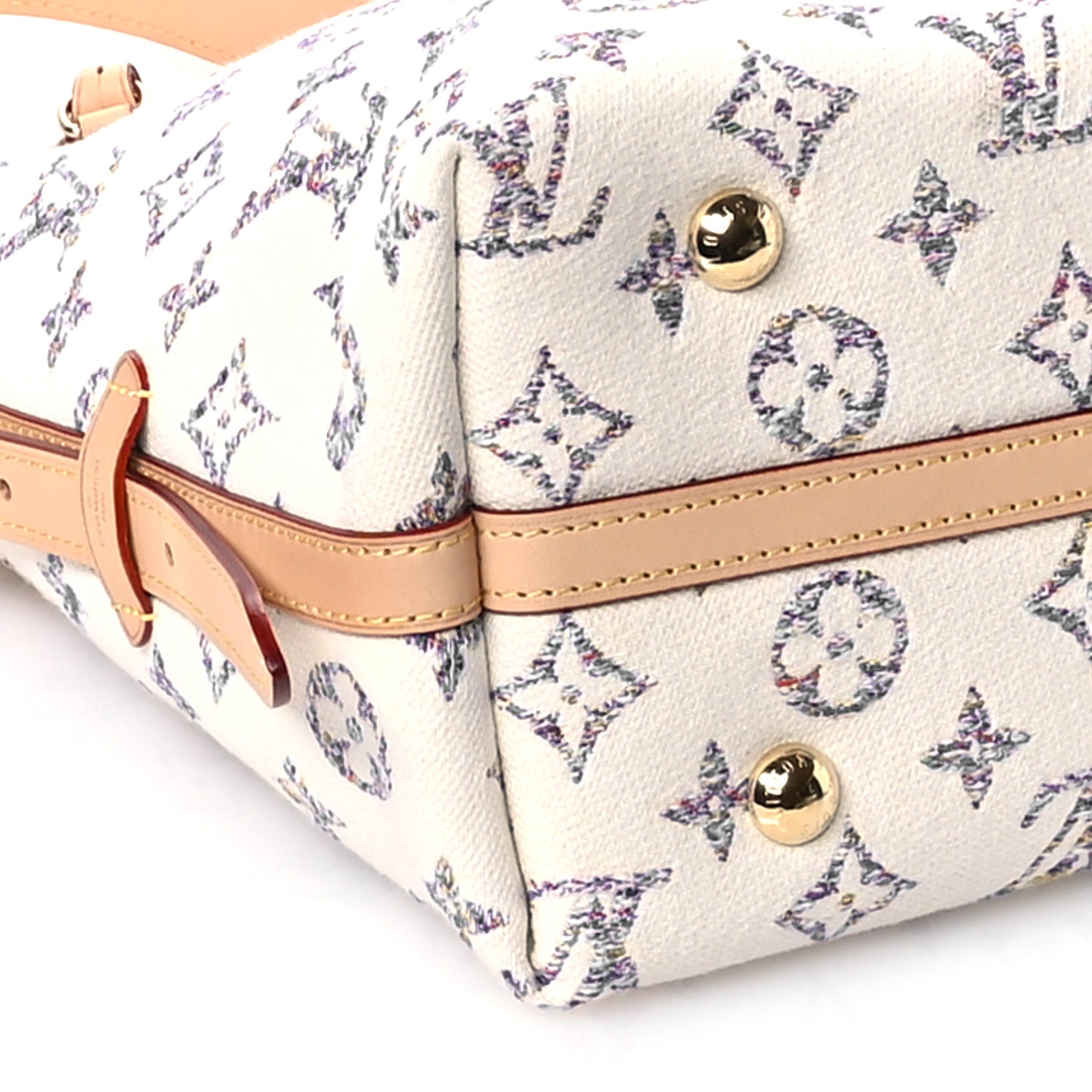 Monogram Jacquard CarryAll PM Multicolor Beige