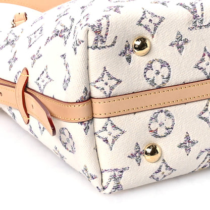 Louis Vuitton Monogram Jacquard CarryAll PM Multicolor Beige 10 of 12