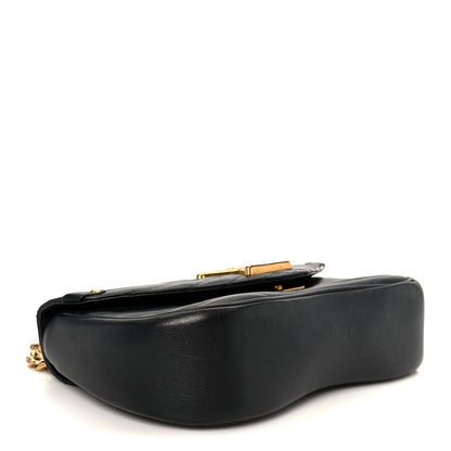 Louis Vuitton Calfskin New Wave Chain MM Black 4 of 12