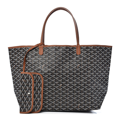 Goyard Goyardine Saint Louis GM Black Gold 1 of 13