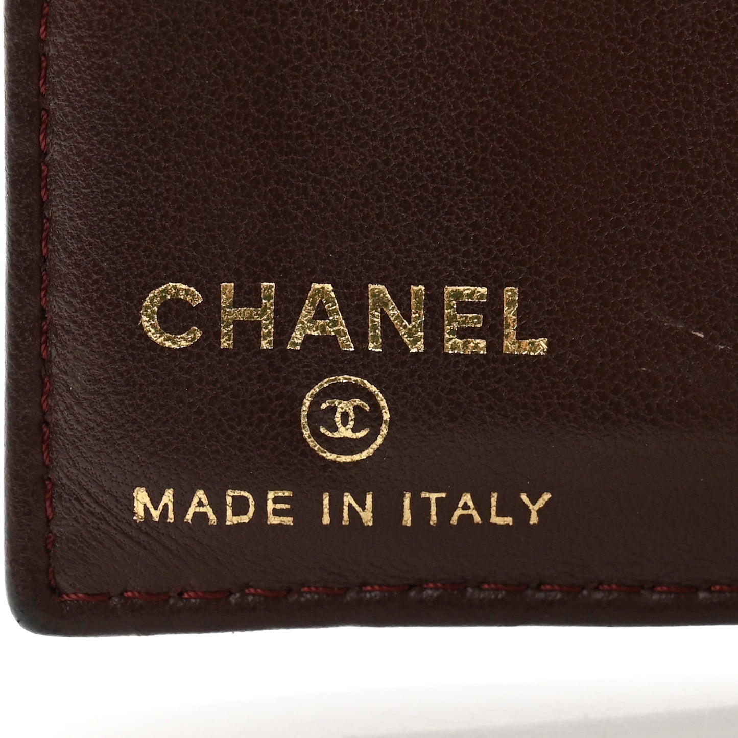 Lambskin Quilted Card Holder Wallet Black