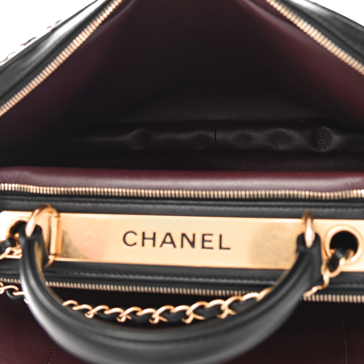 Chanel Lambskin Quilted Large Trendy CC Bowling Bag Black 6 of 12