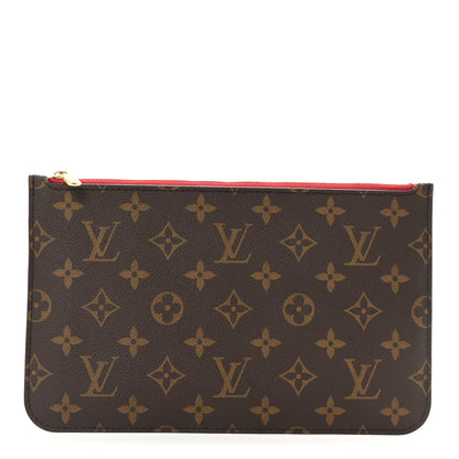 Louis Vuitton Monogram Neverfull MM GM Pochette Cherry 1 of 6