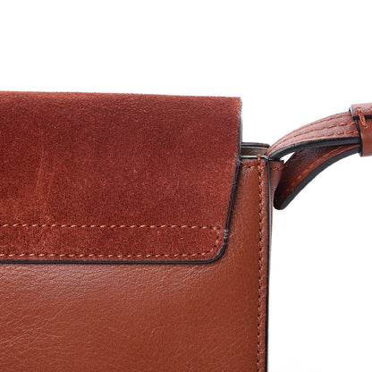 Chloe Suede Calfskin Small Faye Shoulder Bag Saffron Red 10 of 14