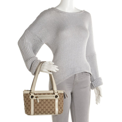 Gucci Monogram GG Charmy Small Tote Off White 2 of 7