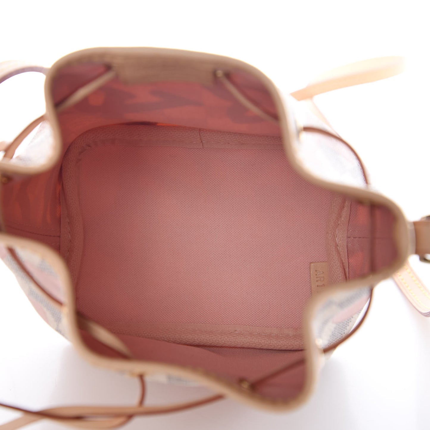 Damier Azur Tahitienne Nano Noe Rose Ballerine