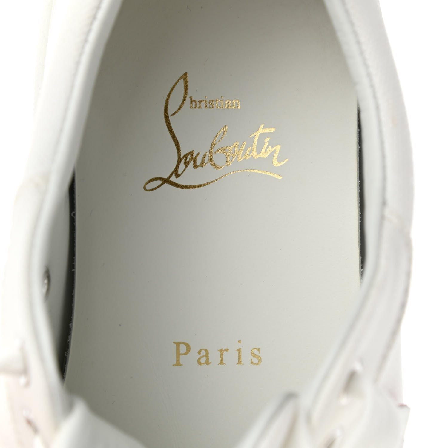 Christian Louboutin Canvas Simplerui Flat Sneakers 38.5 White 7 of 7