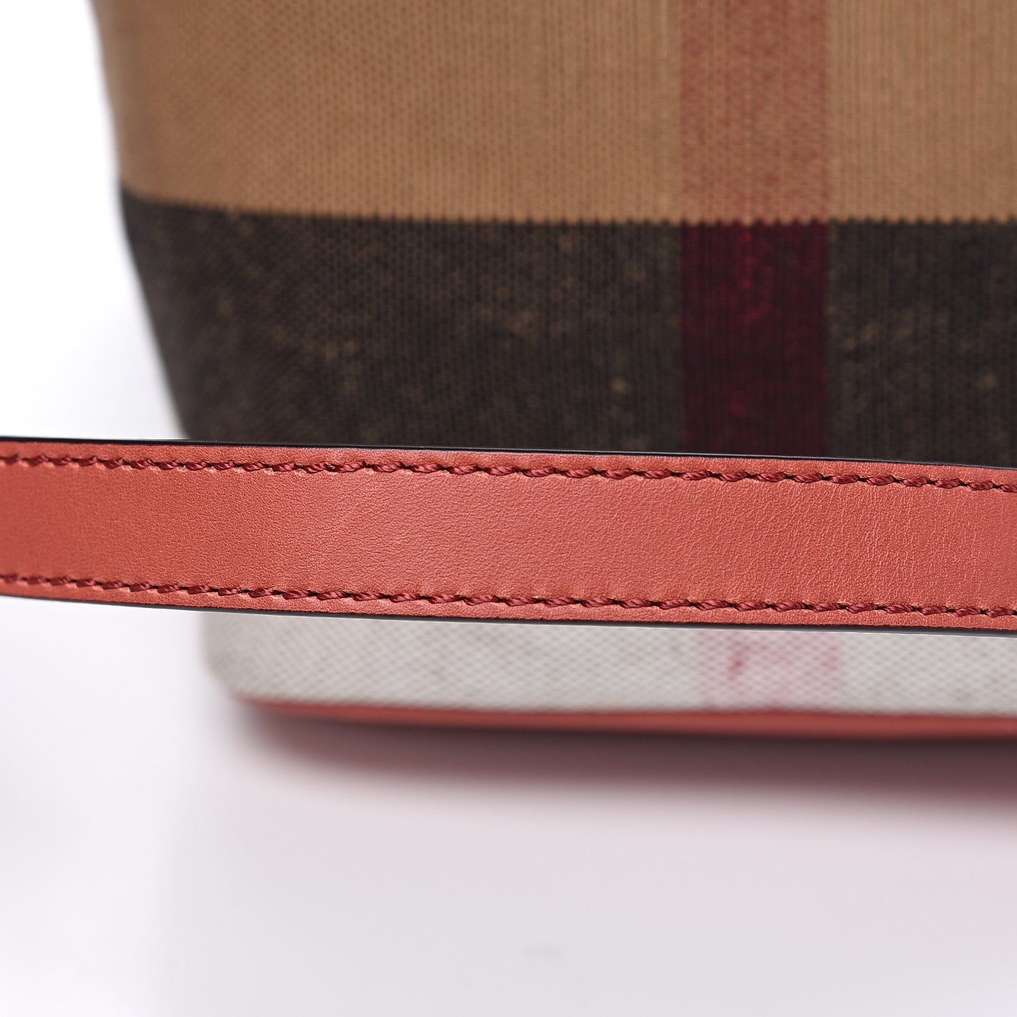 Canvas Mega Check Mini Ashby Tassel Crossbody Pink