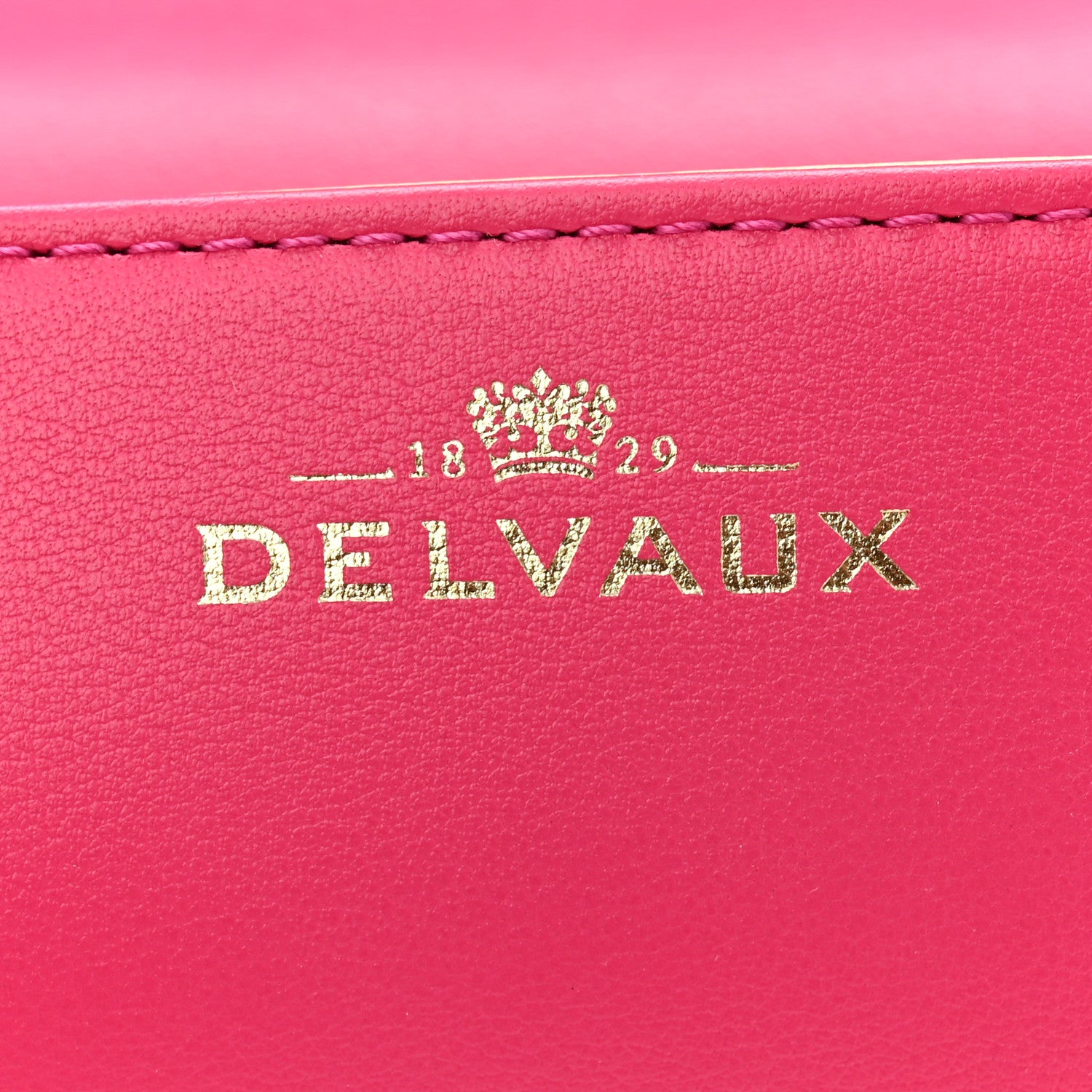 Delvaux Calfskin GM Tempete Satchel Fuchsia 6 of 10