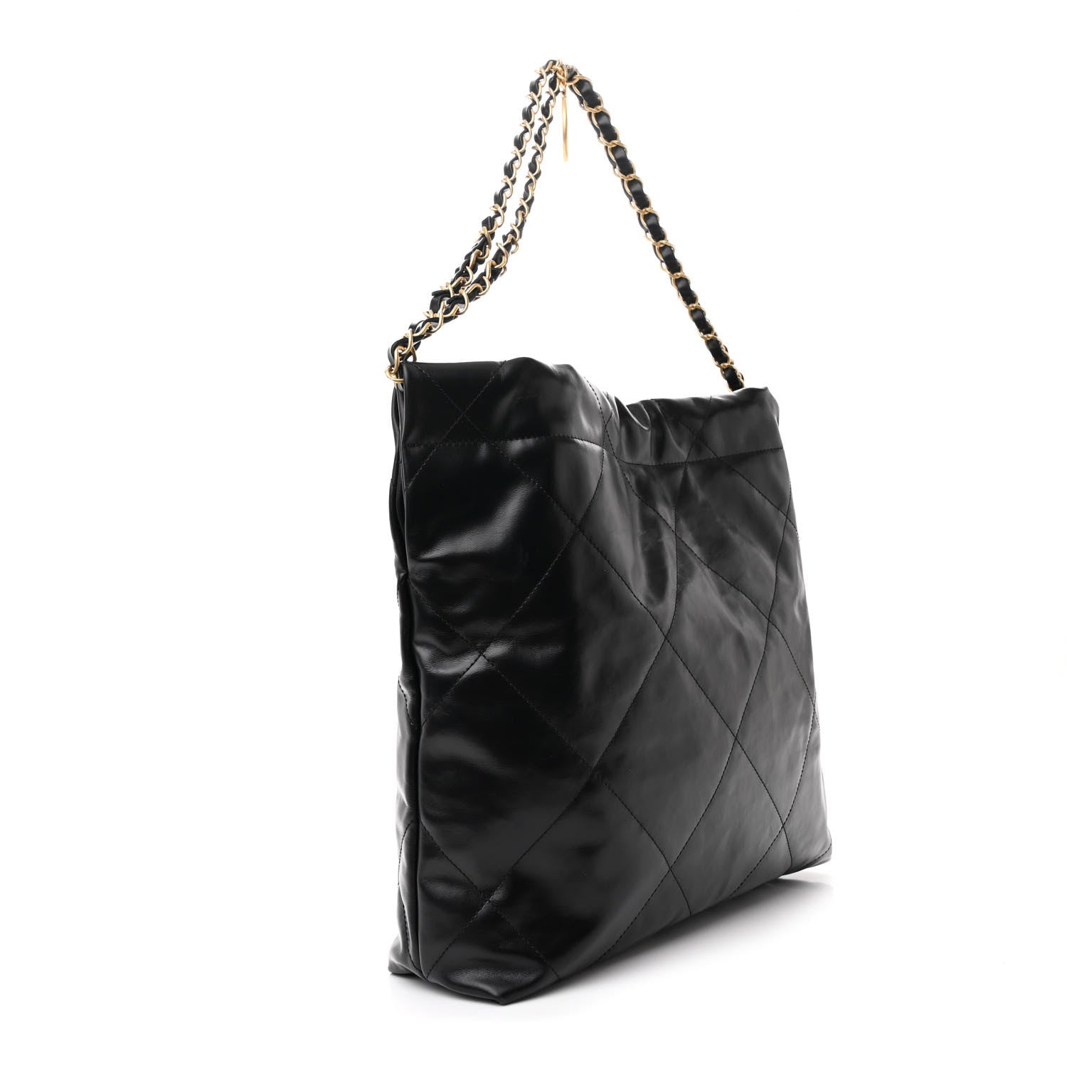 Chanel Calfskin Quilted Small Chanel 22 Black 3 of 10