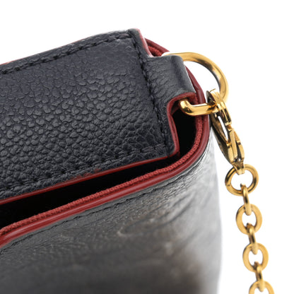 Louis Vuitton Empreinte Pochette Felicie Chain Wallet Marine Rouge 13 of 13
