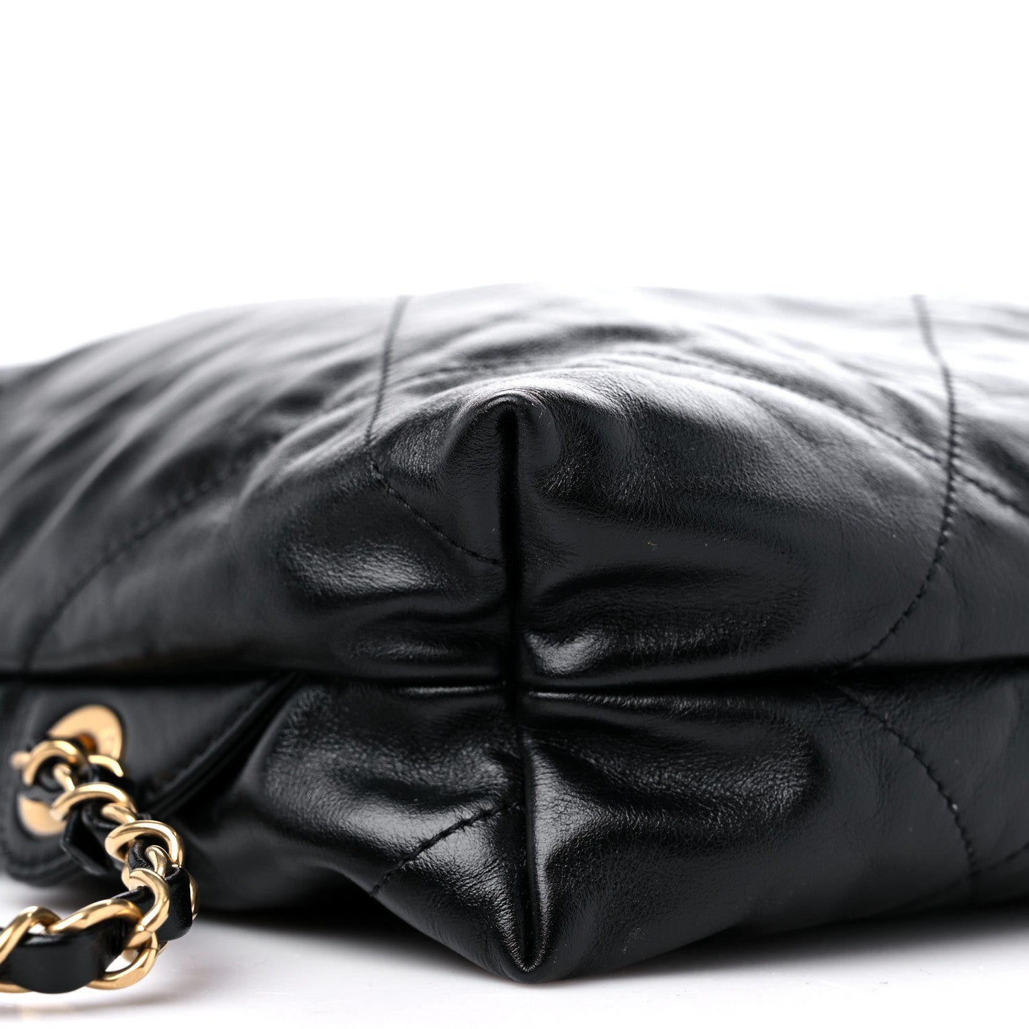 Chanel Shiny Calfskin Quilted Chanel 22 Backpack Black 8 of 10
