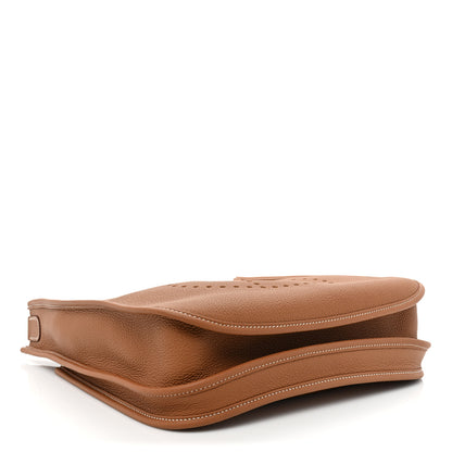 Hermes Taurillon Clemence Evelyne III PM Gold 4 of 8