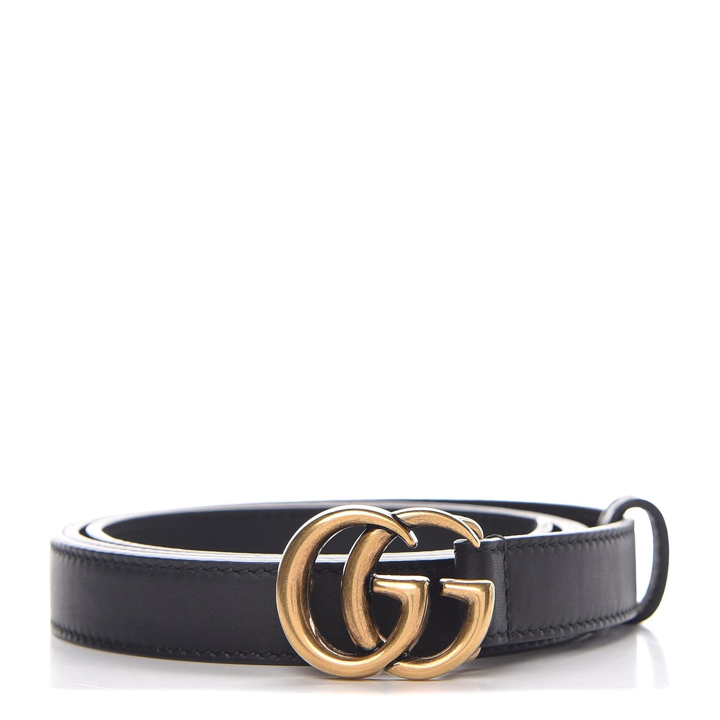 Calfskin Double G 20mm Belt 95 38 Black