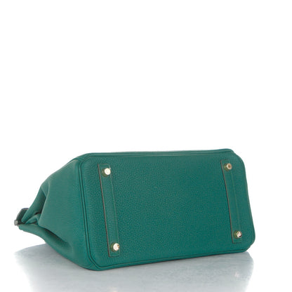 Hermes Togo Birkin 30 Malachite 6 of 23