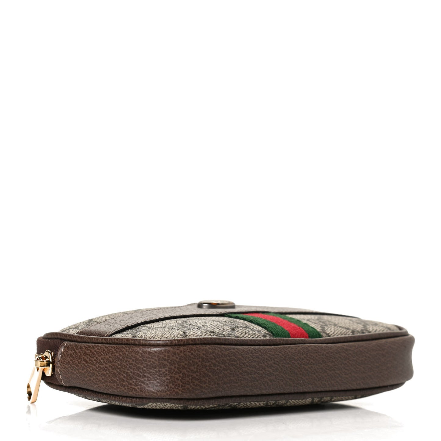 GG Supreme Monogram Ophidia Belted iPhone Case 85 34 Dark Brown