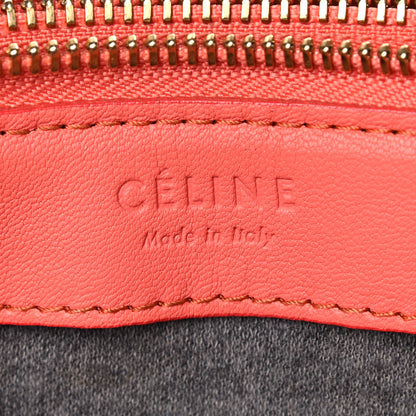 Celine Lambskin Small Trio Crossbody Bag Lipstick 7 of 21
