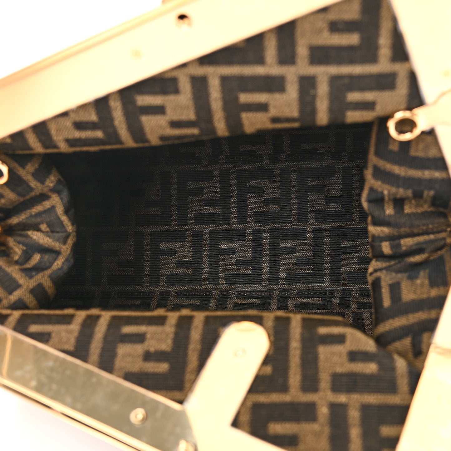 Shiny Nappa Medium Fendi First Caramello