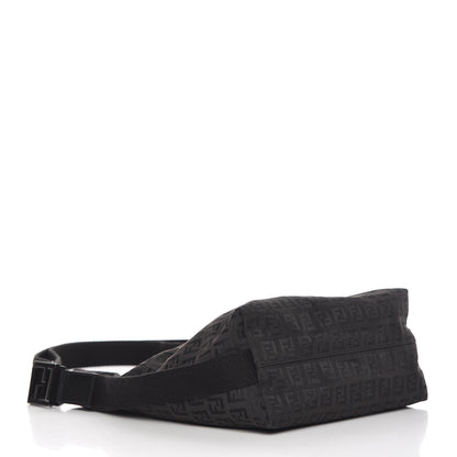 Fendi Zucchino Shoulder Bag Black 4 of 10