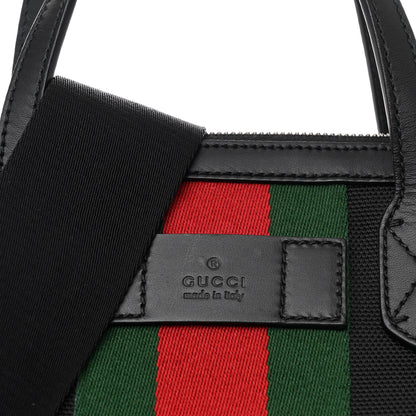 Gucci Techno Canvas Web Vertical Tote Black 8 of 11