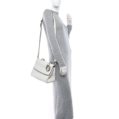 Christian Dior Bullcalf Small Be Dior Flap White 2 of 10