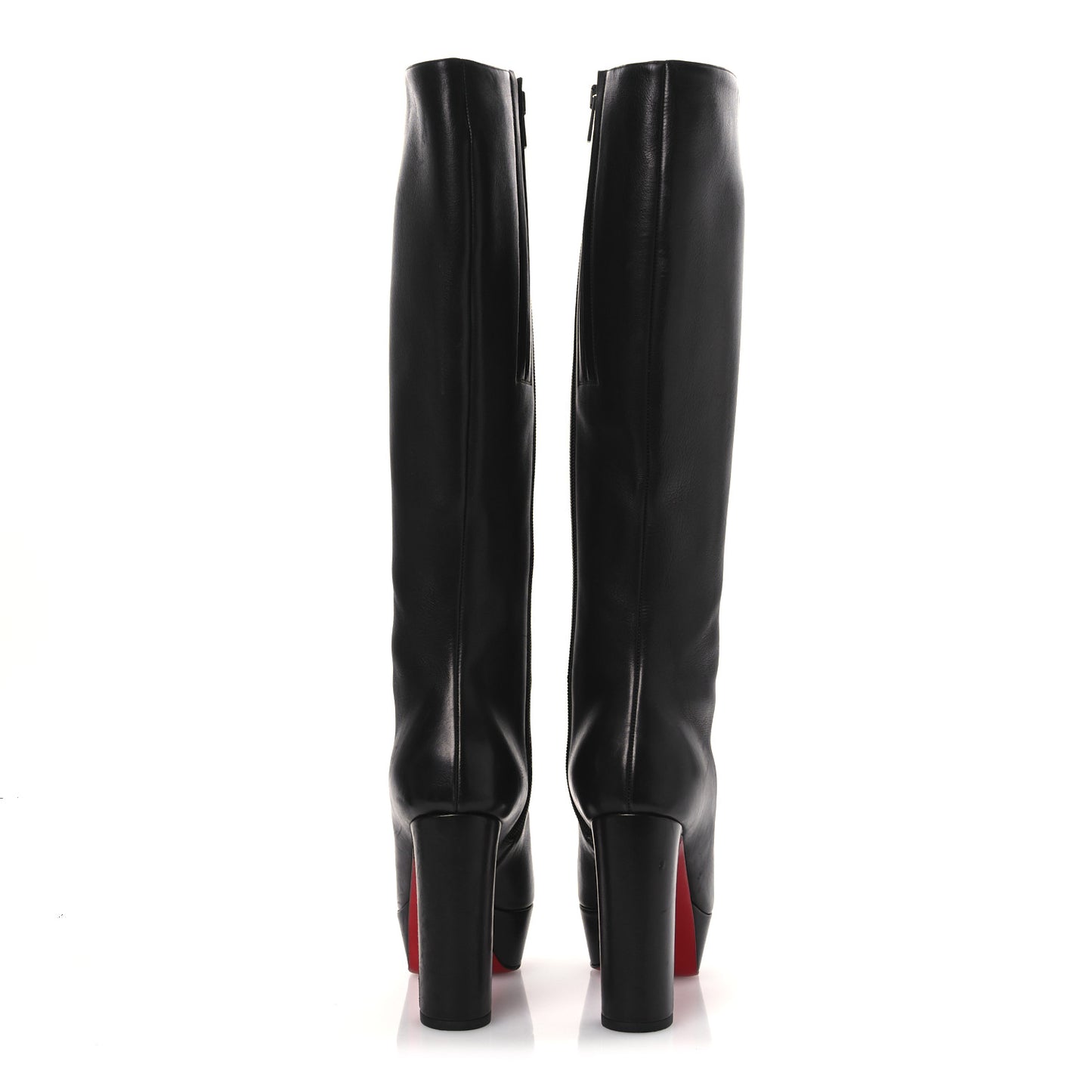 Calfskin Bibi Botta 120 Knee High Boots 36 Black