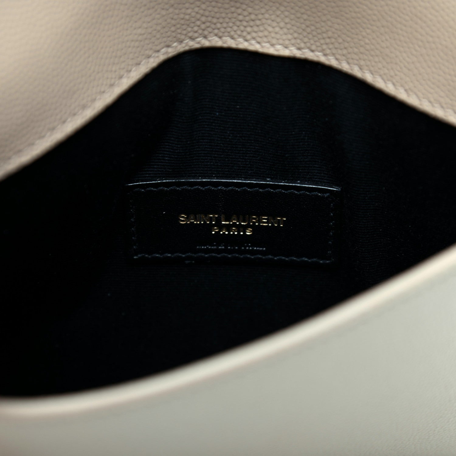Saint Laurent Grain De Poudre Uptown Baby Pouch Beige 6 of 6