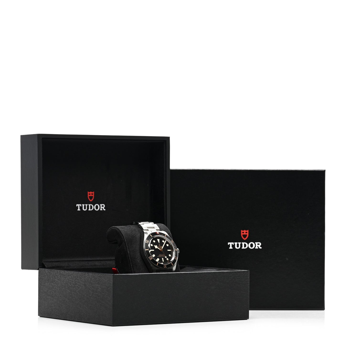 Stainless Steel 39mm Black Bay Fifty Eight Automatic Watch Black 79030N