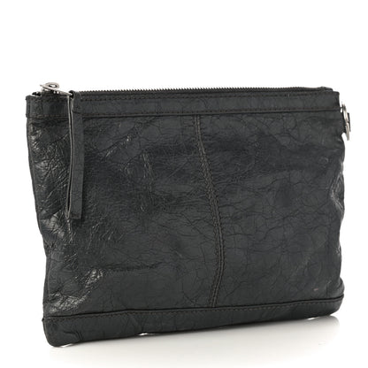 Balenciaga Agneau Arena Classic Hardware Small Clip Gris Fossile 3 of 17