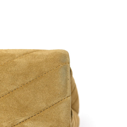 Saint Laurent Suede Toy Loulou Shoulder Bag Chartreuse 16 of 18
