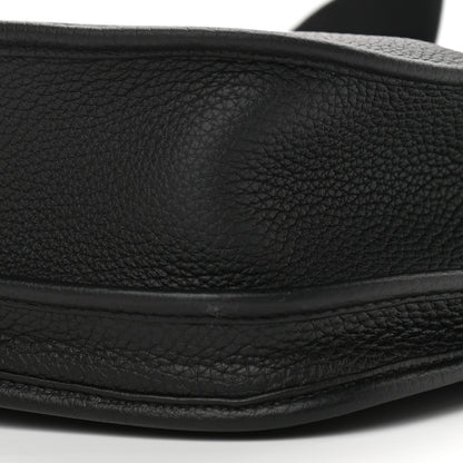 Hermes Taurillon Clemence Evelyne III PM Black 10 of 11