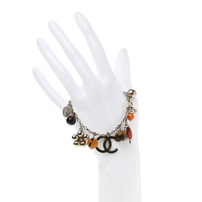 Chanel Metal Iconic Symbols Charm Bracelet Gold 2 of 5