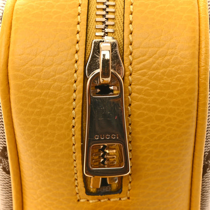 Gucci Monogram Dollar Calfskin Mini Bree Messenger Bag Beige Ebony New Buttercup 11 of 11