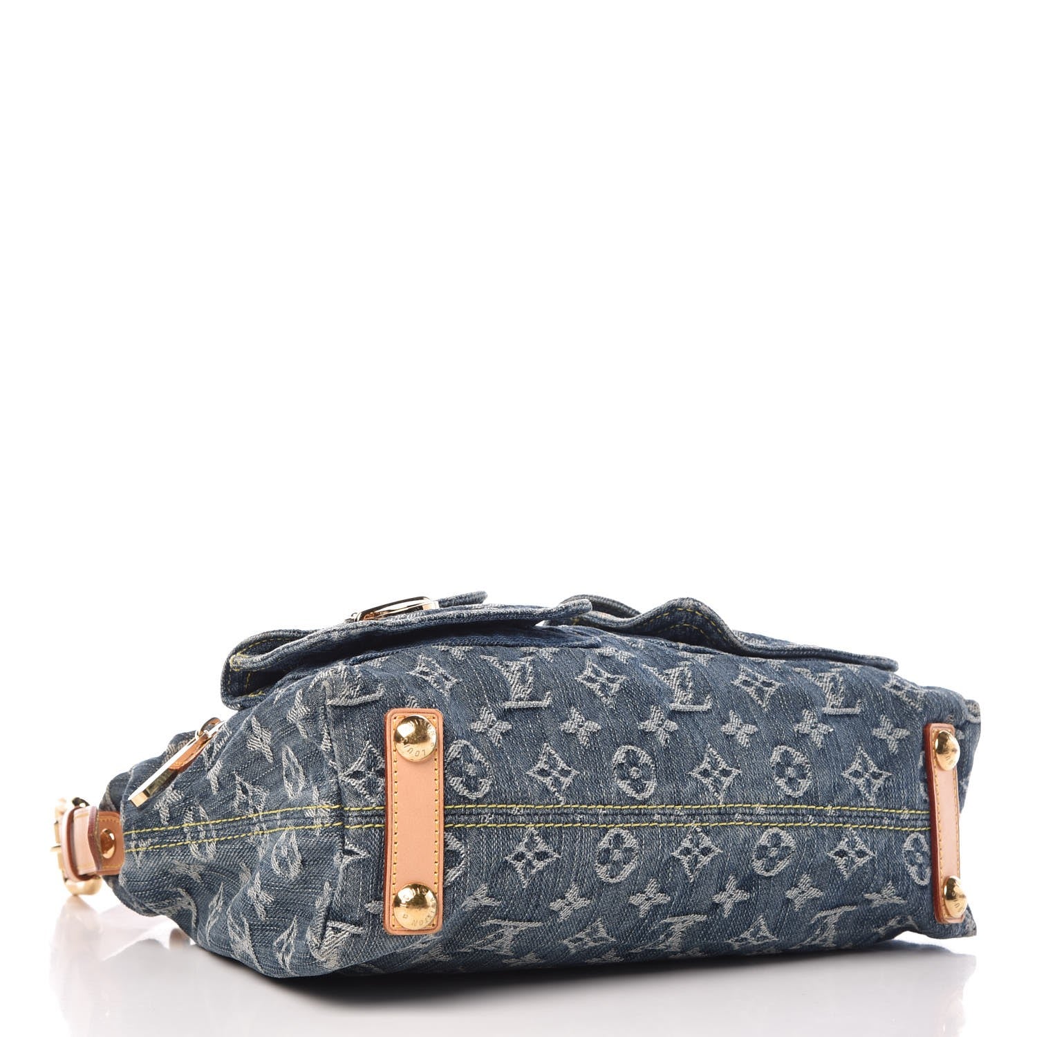 Louis Vuitton Monogram Denim Baggy PM Blue 4 of 9