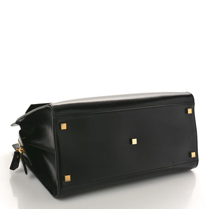 Saint Laurent Shiny Calfskin Medium Uptown Tote Black 4 of 11