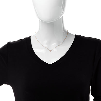 Christian Dior 18K Yellow Gold Diamond XS Rose Des Vents Necklace 2 of 7