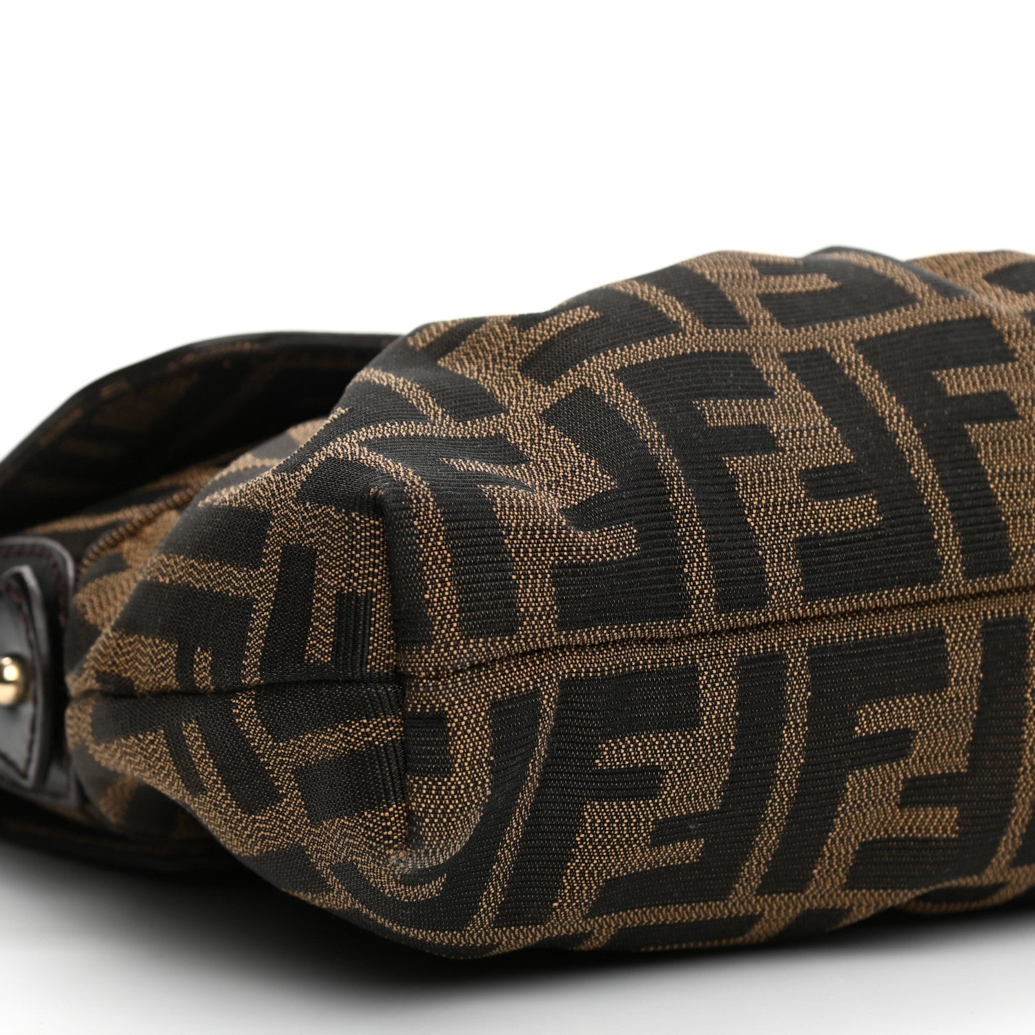 Fendi Zucca Small Chef Shoulder Bag Tobacco 9 of 10