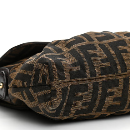 Fendi Zucca Small Chef Shoulder Bag Tobacco 9 of 10