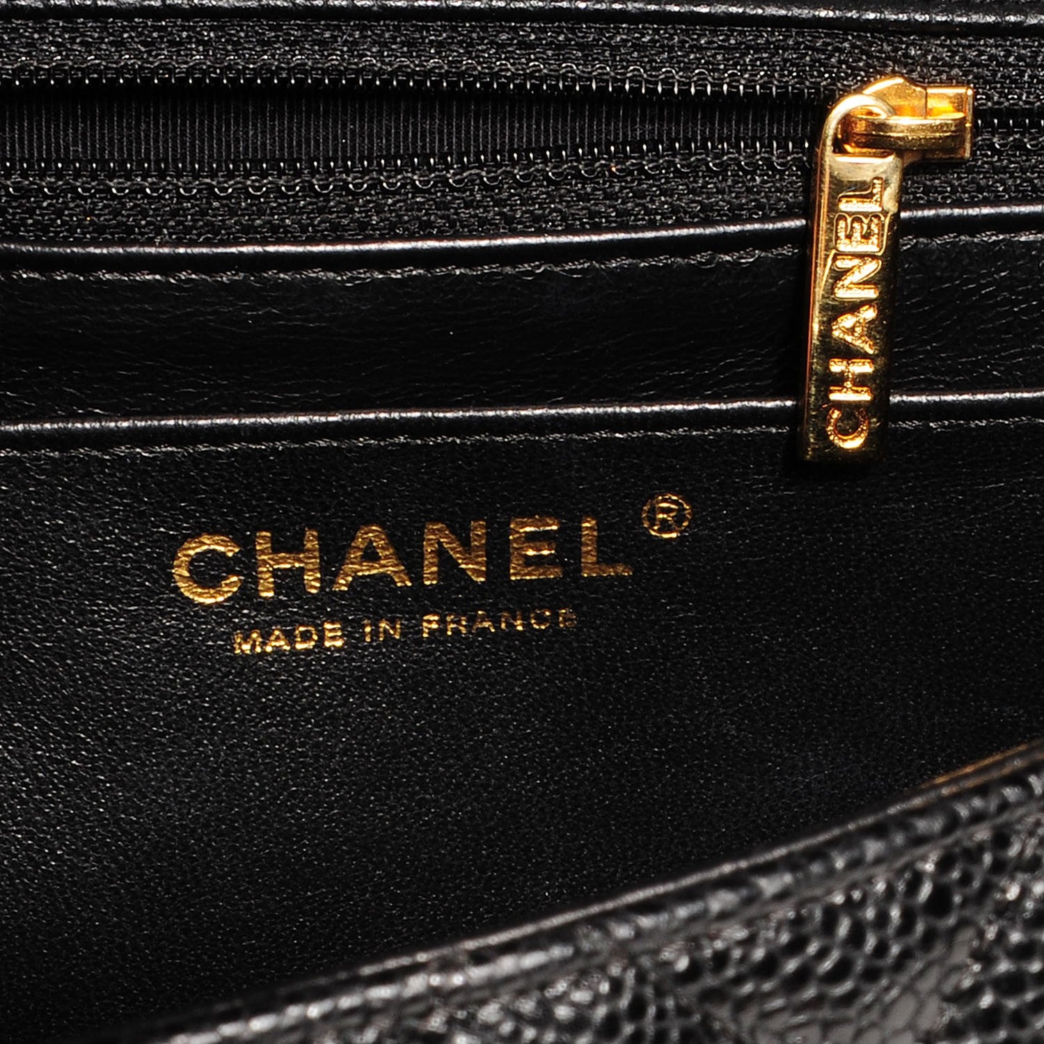 Chanel Caviar Jumbo Single Flap Black 9 of 11