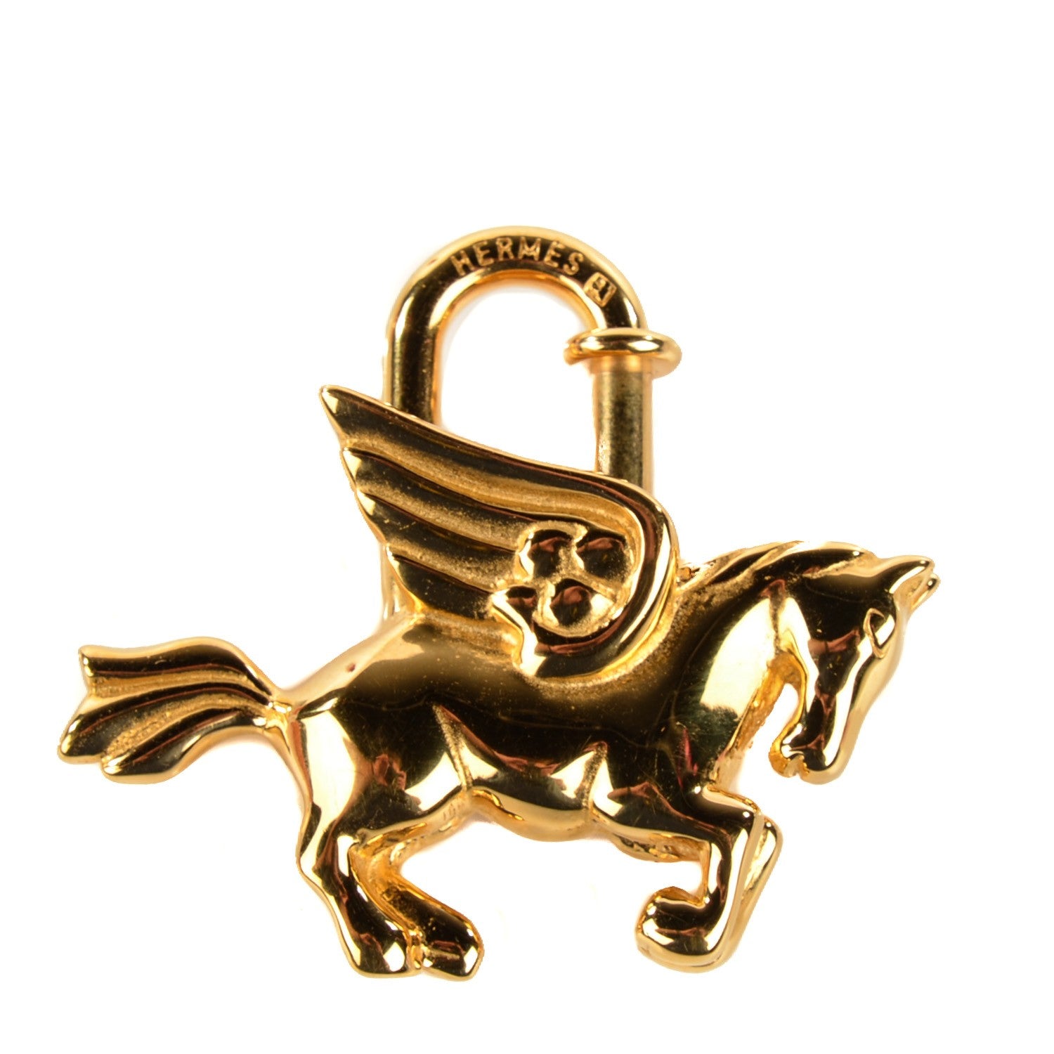 Hermes Pegasus Cadena Lock Gold 1 of 5