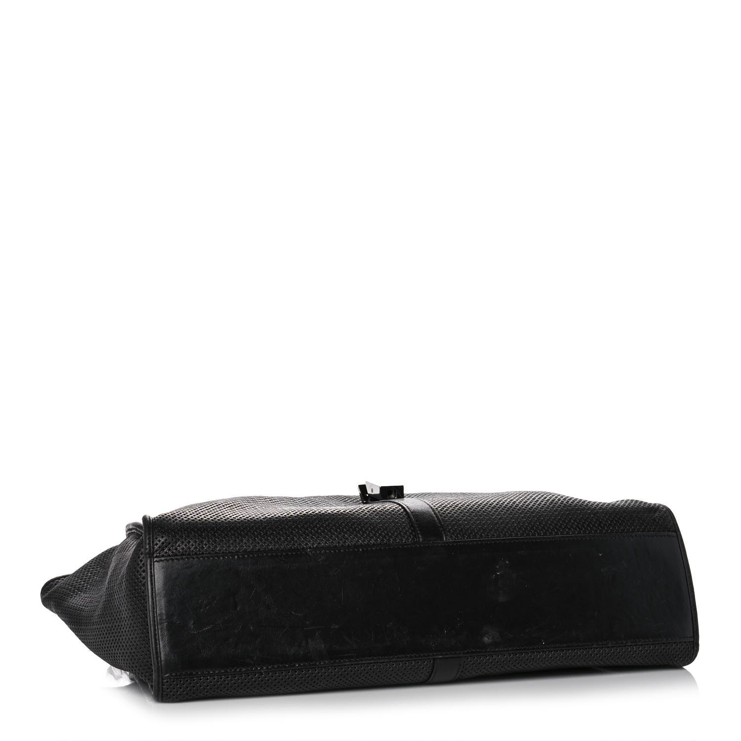 Gucci Perforated Calfskin Jackie O Hobo Black 5 of 14