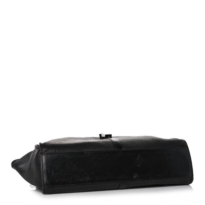Gucci Perforated Calfskin Jackie O Hobo Black 5 of 14