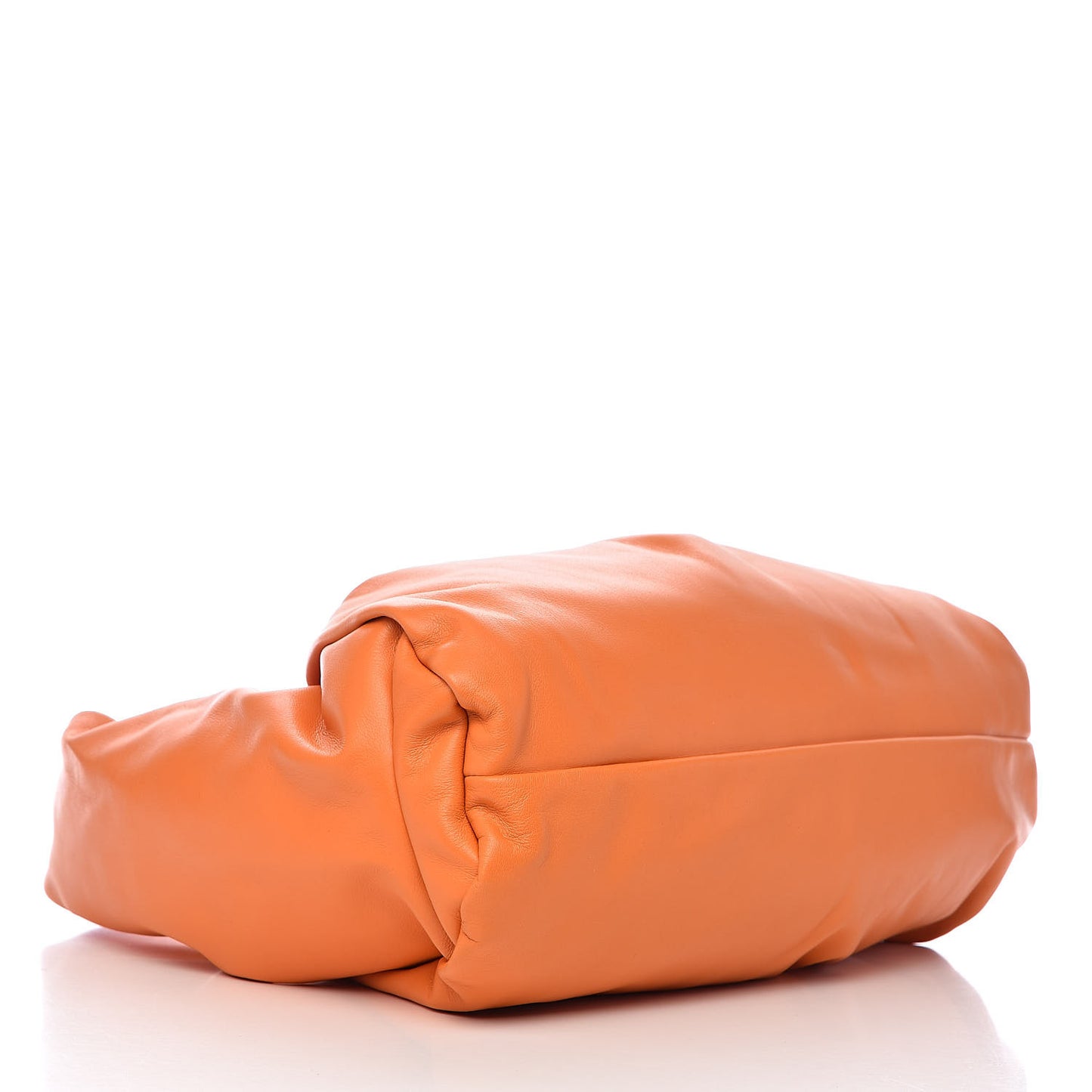 Smooth Butter Calfskin Small The Shoulder Pouch Light Orange